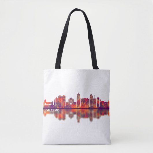 Tote Bag Palerme Skyline (Devant)