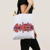 Tote Bag Palerme Skyline (De près)