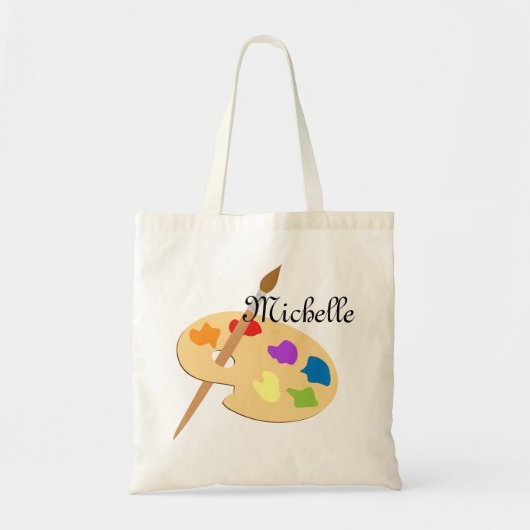 Tote Bag Palette d'artiste (Devant)
