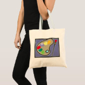 Tote Bag palette de couleurs art (Devant (produit))