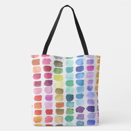 Tote Bag Palette Joyeuse de Couleurs - Été (Dos)