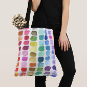 Tote Bag Palette Joyeuse de Couleurs - Été (De près)