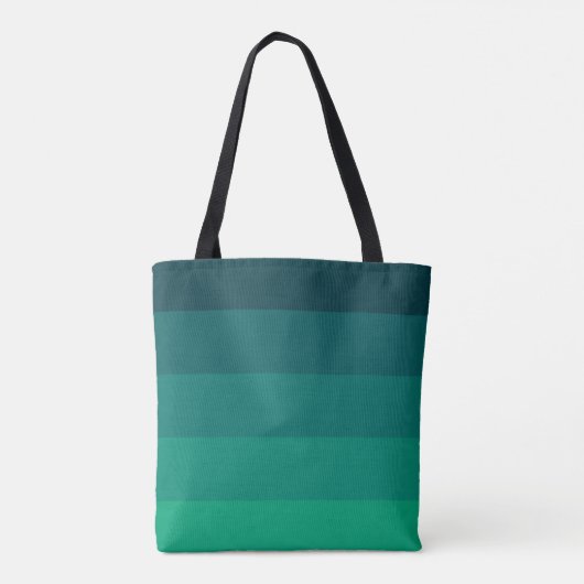 Tote Bag Palette rayures vertes (Dos)