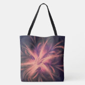 Tote Bag Palette violette de fourre-tout fractée (Dos)