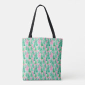 Tote Bag Palm Beach Arbres de Noël Monogramme (Dos)