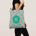 Tote Bag Palm Beach Christmas Reindeer Monogrammé<br><div class="desc">PreppyPrint.com - Ajoutez votre touche personnalisée à ce sac fourre-tout. Cliquez sur "modifier la conception" pour modifier la police,  la taille de l'image,  etc. Transférez aussi ce design sur les produits de votre choix ! Veuillez visiter mon magasin de créateurs,  PreppyPrint.com,  pour la coordination des articles.</div>