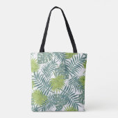 Tote Bag Palm Tree Fronds Peinture hawaïenne (Dos)