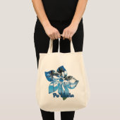 Tote Bag "Palm Tree Hibiscus" Épicerie Fourre-tout (Devant (produit))