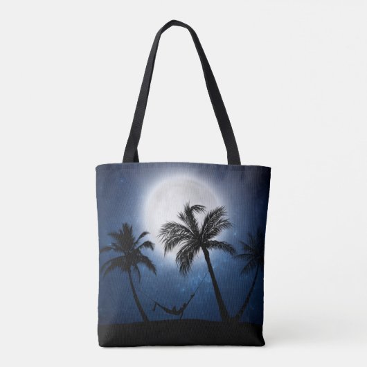 Tote Bag Palm trees in the moonlight (Dos)