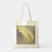 Tote Bag Palm Tropical d'or feuille (Dos)