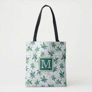 Tote Bag Palme de queue de boeuf tropicale Ajouter votre