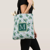 Tote Bag Palme de queue de boeuf tropicale | Ajouter votre (De près)