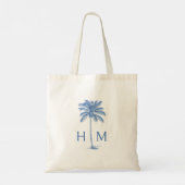 Tote Bag Palmetto Palmier de Côte Bleu Monogramme (Dos)