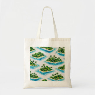 Tote Bag Palmier d'île tropicale