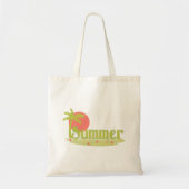 Tote Bag Palmier Été avec Soleil et Plage (Devant)