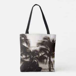 Tote Bag Palmier hawaïen Vintage de Waikiki