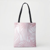 Tote Bag Palmier rose pâle 1 #tropical #art (Devant)