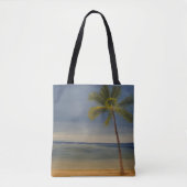 Tote Bag Palmier solitaire sur la plage, par Gary Poling (Devant)