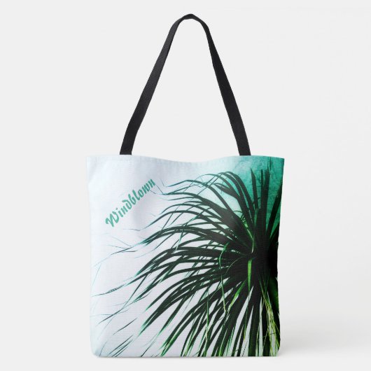Tote Bag Palmier soufflé Tropical Chic (Dos)