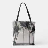 TOTE BAG PALMIER TROPICAL SUR LA PLAGE (Dos)