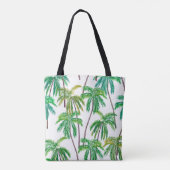 Tote Bag Palmiers acryliques : Textile d'été. (Dos)