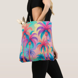 Tote Bag Palmiers colorés