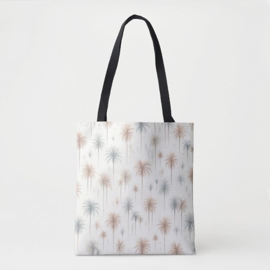 Tote Bag Palmiers de feu d'artifice (Devant)