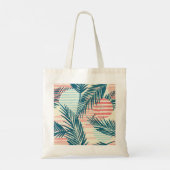 Tote Bag Palmiers exotiques, textures dessinées à la main (Dos)