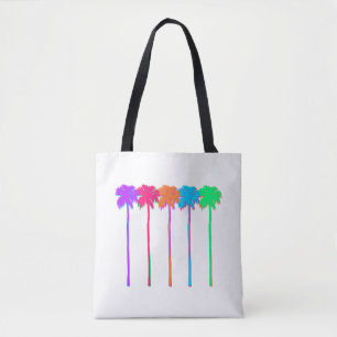 Tote Bag Palmiers Néon