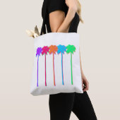 Tote Bag Palmiers Néon (De près)