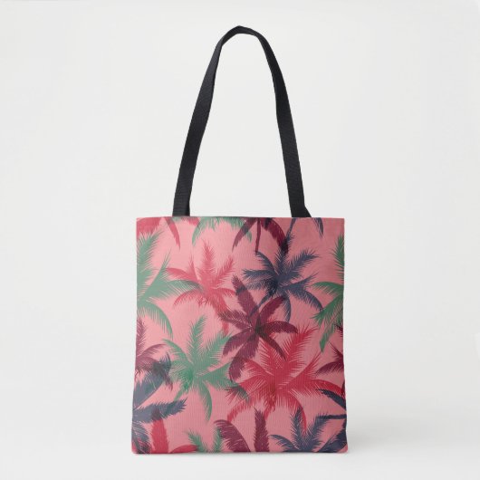 Tote Bag Palmiers sans couture motif (Devant)
