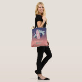 Tote Bag Palmiers, Surf, Plage String Lights (Sur le modèle)