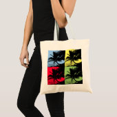 Tote Bag Palmiers tropicaux et mer (Devant (produit))