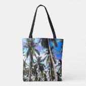 Tote Bag Palmiers tropicaux. Le design à la carte. (Dos)