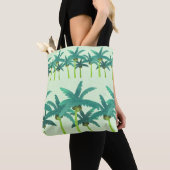 Tote Bag Palmiers tropicaux : Ruban imperméable. (De près)