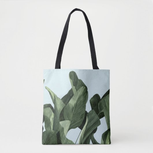 Tote Bag Palms Celadon (Devant)
