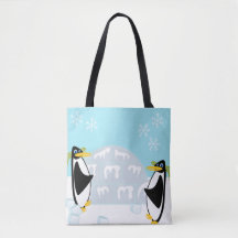 Pals de pingouin sur glace