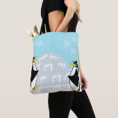 Tote Bag Pals de pingouin sur glace (De près)