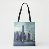 Tote Bag Panama Skyline (personnalisable) (Devant)