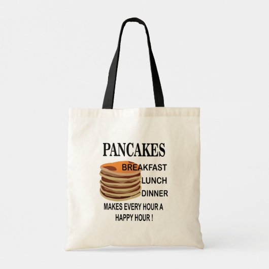 Tote Bag Pancakes Fait Chaque Heure Un Joyeux Pancake De L' (Dos)