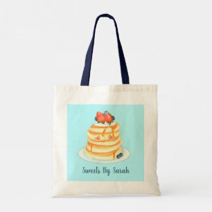 Tote Bag Pancakes Fluffeux Au Sirop D'Érable, Fruits Et Crè