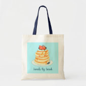 Tote Bag Pancakes Fluffeux Au Sirop D'Érable, Fruits Et Crè (Devant)