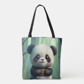 Tote Bag Panda (2 faces) : (Dos)