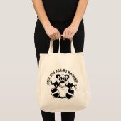TOTE BAG PANDA ATHÉE DE MACHINE DE MASSACRE (Devant (produit))