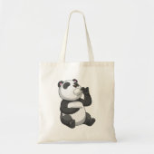 Tote Bag Panda avec Tea Cup (Devant)