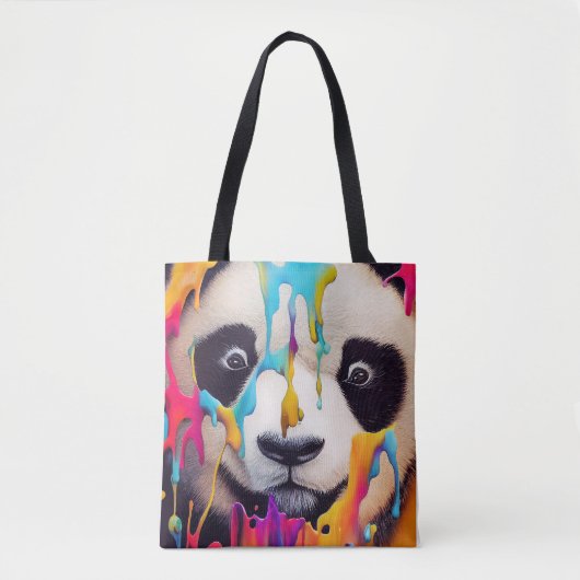 Tote Bag Panda Bear Animal Discovery Aventure Nature (Devant)