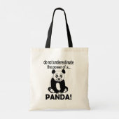 Tote Bag Panda Bear Drôle mignonne Panda (Dos)