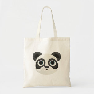 Tote Bag Panda Birthday Kids Art