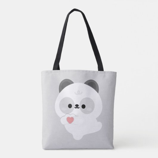 Tote Bag Panda d'amour mignon (Dos)