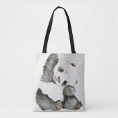 Tote Bag Panda de bébé | mignon et velu (Devant)